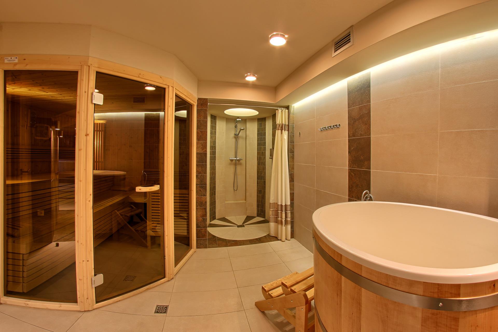 Strefa SPA — sauna i balia